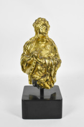 ITALIAN 17TH CENTURY GILDED BR