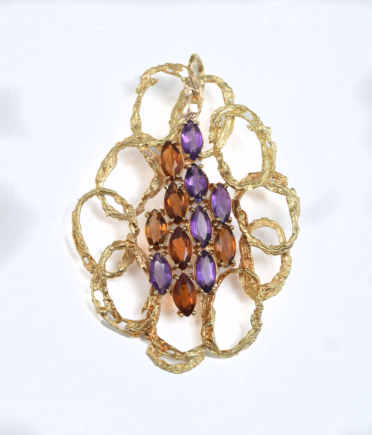ITALIAN 18K FREE FORM PENDANT