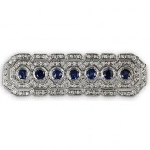 ITALIAN 18K GOLD SAPPHIRE AND