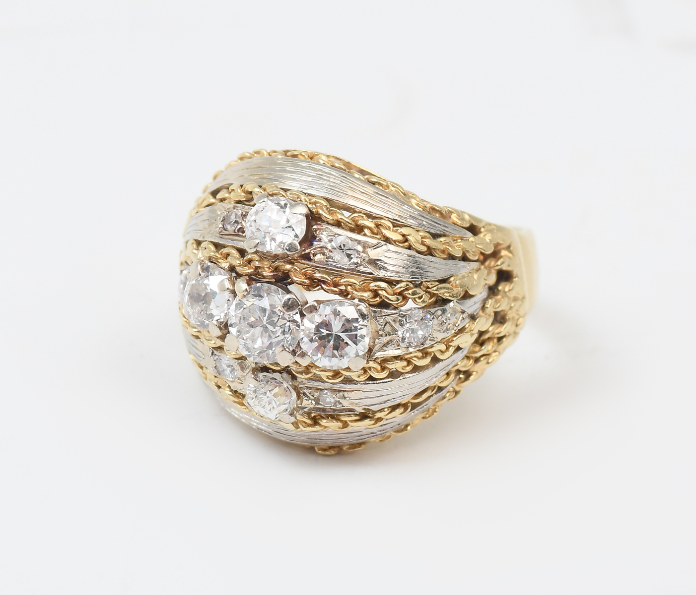 ITALIAN 18K & PLATINUM 1.05 CTW