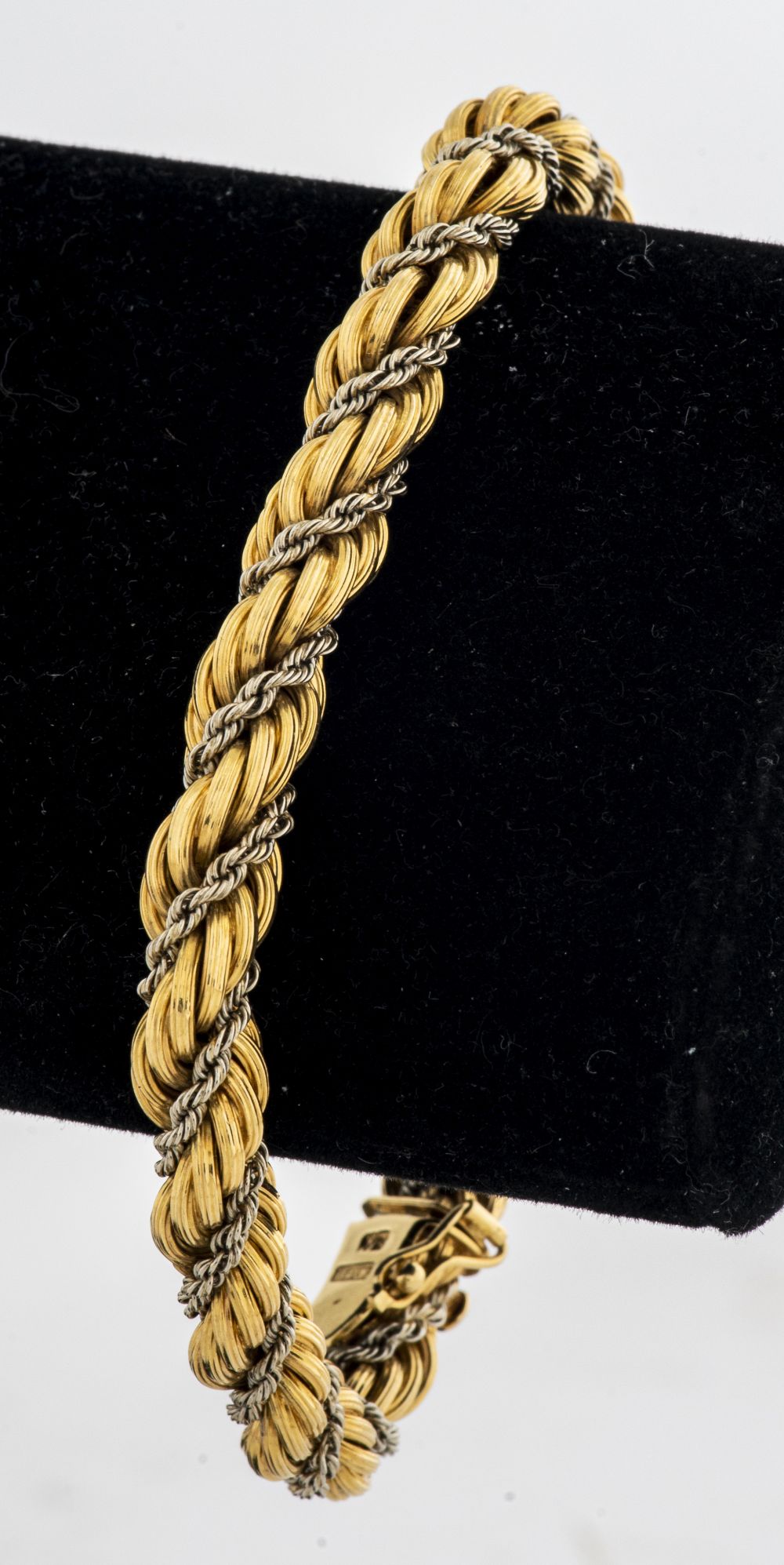 ITALIAN 18K TWO-TONE GOLD ROPE