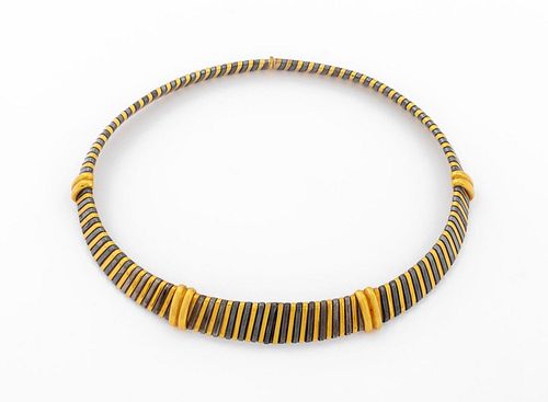 ITALIAN 18K TWO TONE TUBOGAS