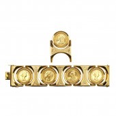 Italian 18k Yellow Gold Bracel