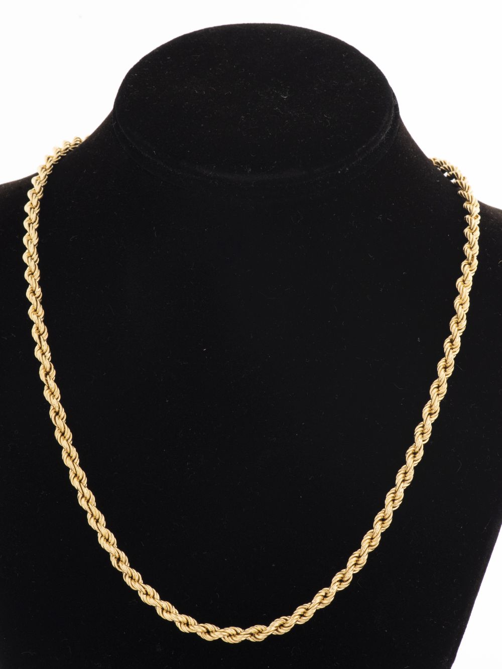 ITALIAN 18K YELLOW GOLD ROPE