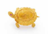 ITALIAN 18K YELLOW GOLD RUBY T