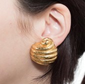 ITALIAN 18K YELLOW GOLD SHELL