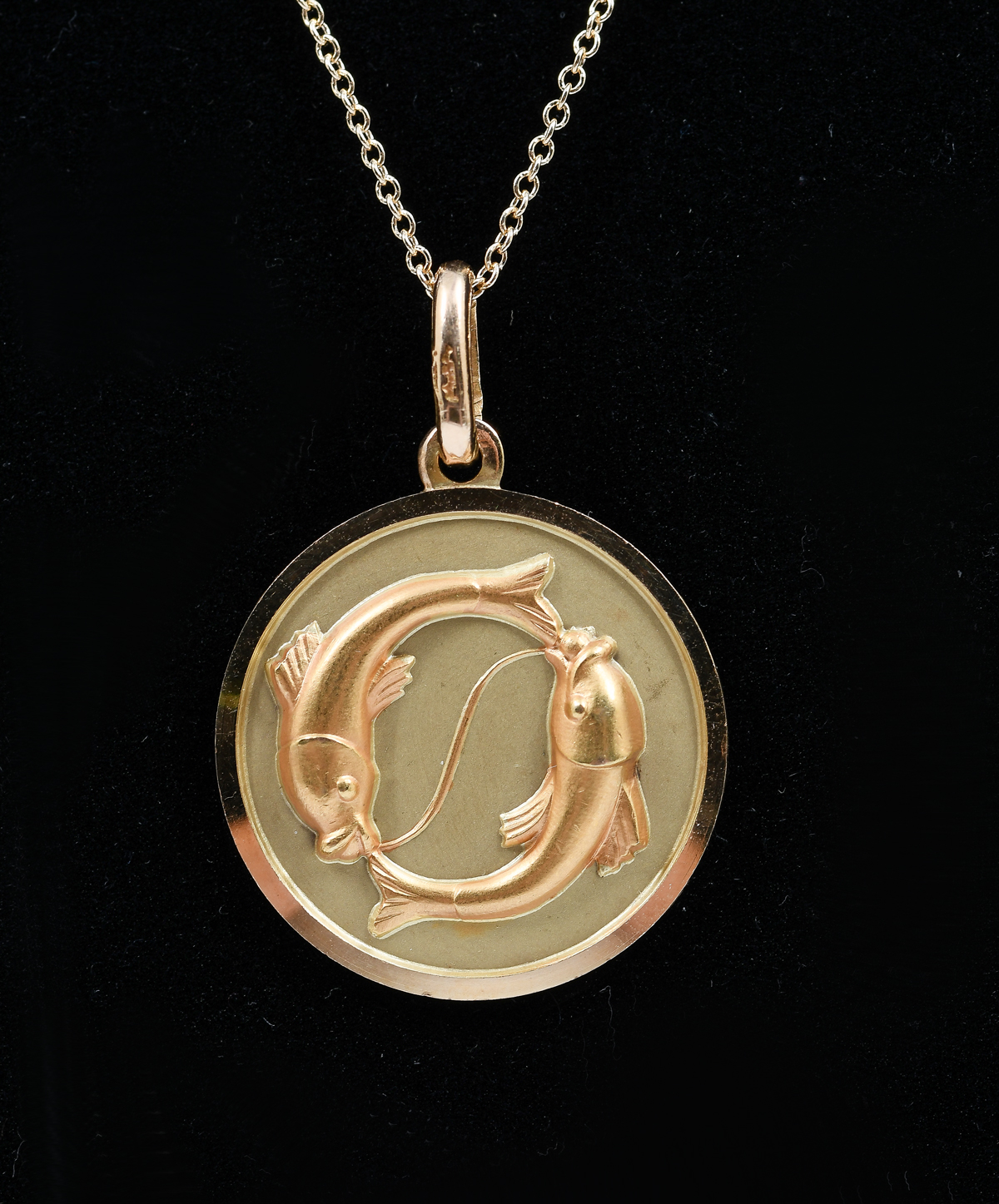 ITALIAN 18K ZODIAC PISCES