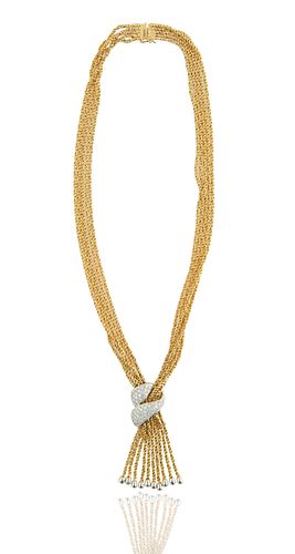 ITALIAN 18KT GOLD NECKLACEa