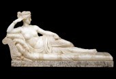 ITALIAN 19TH C. MARBLE & ALBAS