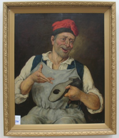 ITALIAN 19TH CENTURY OIL ON