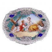 ITALIAN .800 AND ENAMEL COMPAC