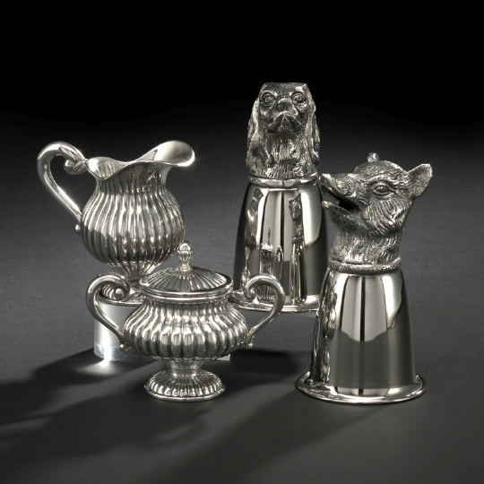 Italian .800 Silver Creamer and