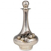 ITALIAN 800 SILVER DECANTERDES