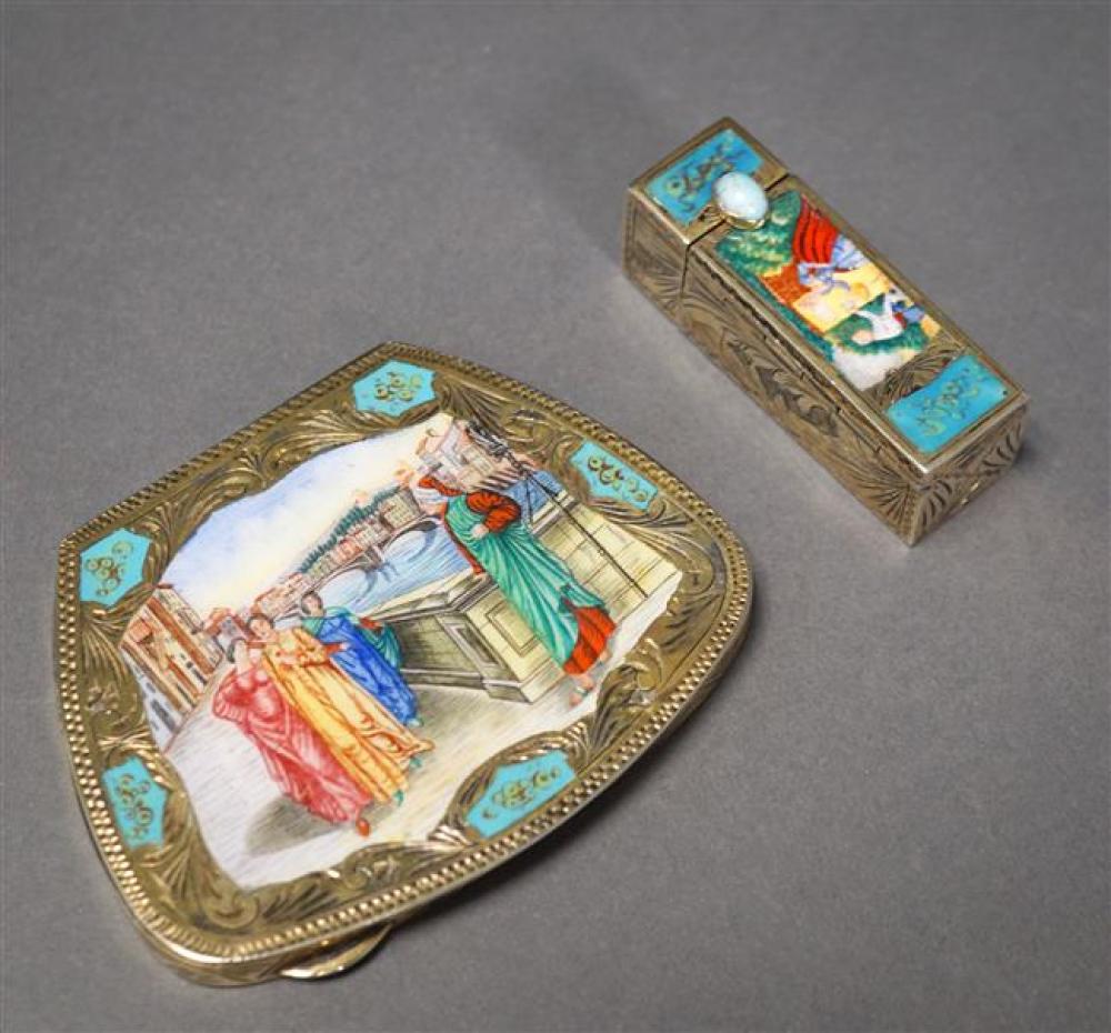ITALIAN 800-SILVER GILT AND