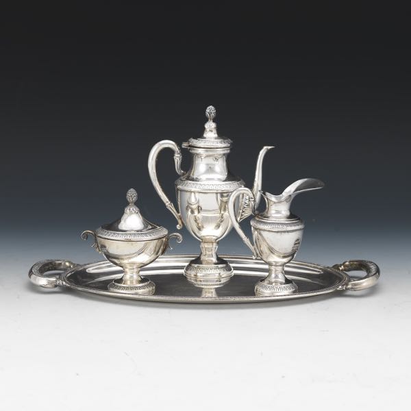 ITALIAN 800 SILVER THREE-PIECE