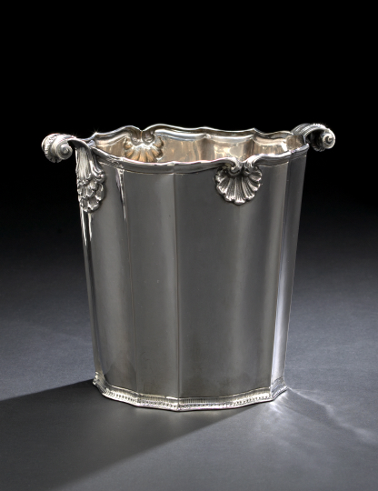 Italian .800 Silver Wine Cooler, 