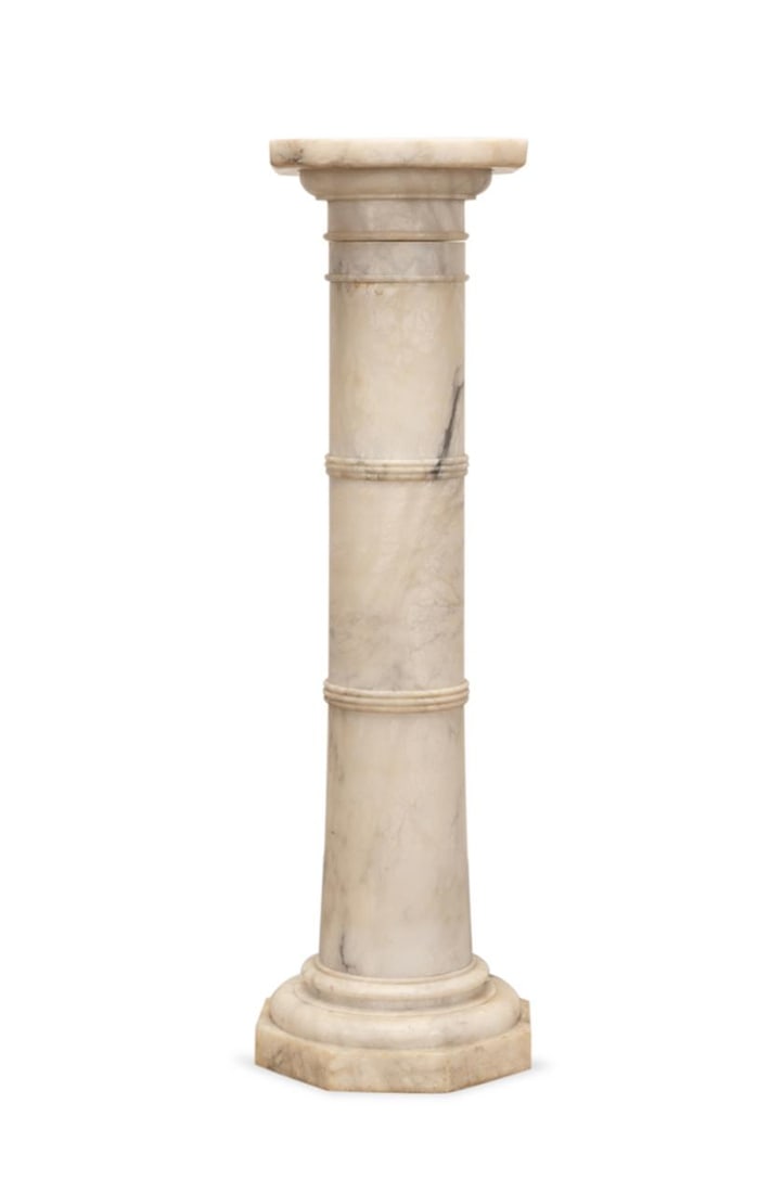 ITALIAN ALABASTER COLUMN
