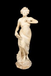 ITALIAN ALABASTER FEMALE W/ LY