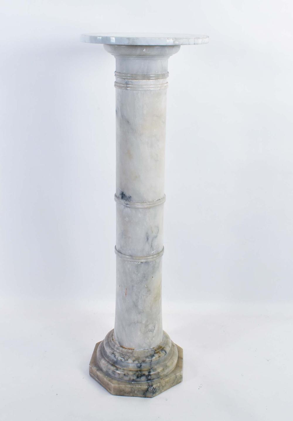 ITALIAN ALABASTER PEDESTALThe