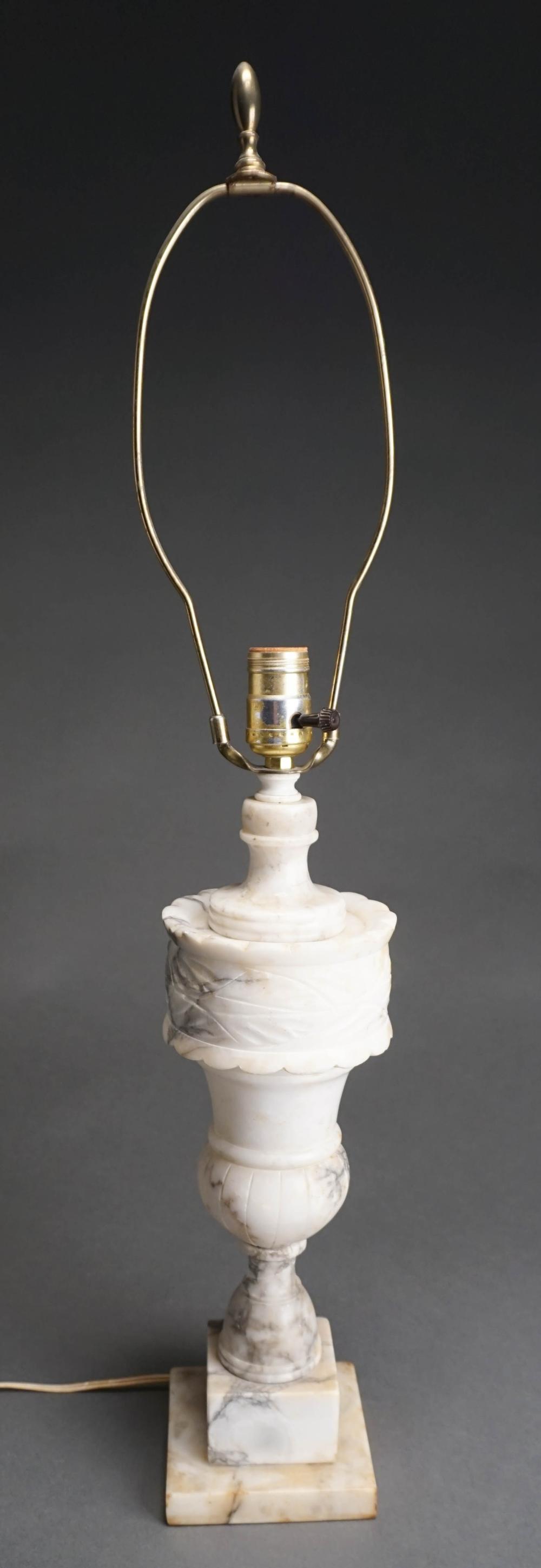 ITALIAN ALABASTER TABLE LAMP H