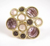 ITALIAN AMETHYST, ROSE QUARTZ