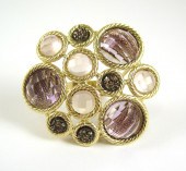 ITALIAN AMETHYST, ROSE QUARTZ