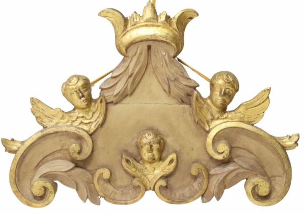 ITALIAN ARCHITECTUAL PARCEL GILT