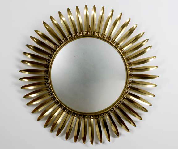 Italian Art Deco Brass-Framed