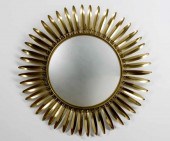 Italian Art Deco Brass-Framed