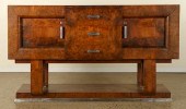 ITALIAN ART DECO BURLED WALNUT