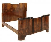 ITALIAN ART DECO BURLWOOD & BL