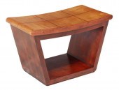 ITALIAN ART DECO CURVED WALNUT