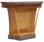 ITALIAN ART DECO INLAID MAHOGA