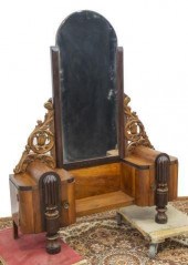 ITALIAN ART DECO MIRRORED VANI