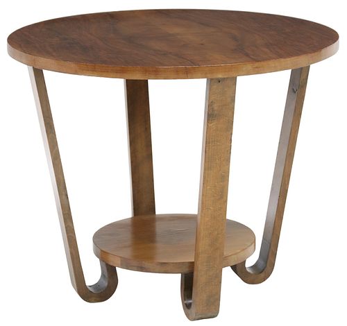 ITALIAN ART DECO PERIOD BURLED