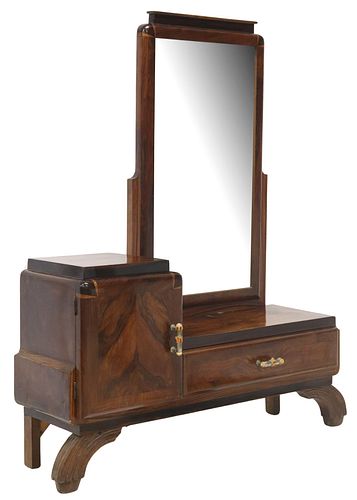 ITALIAN ART DECO PERIOD BURLWOOD