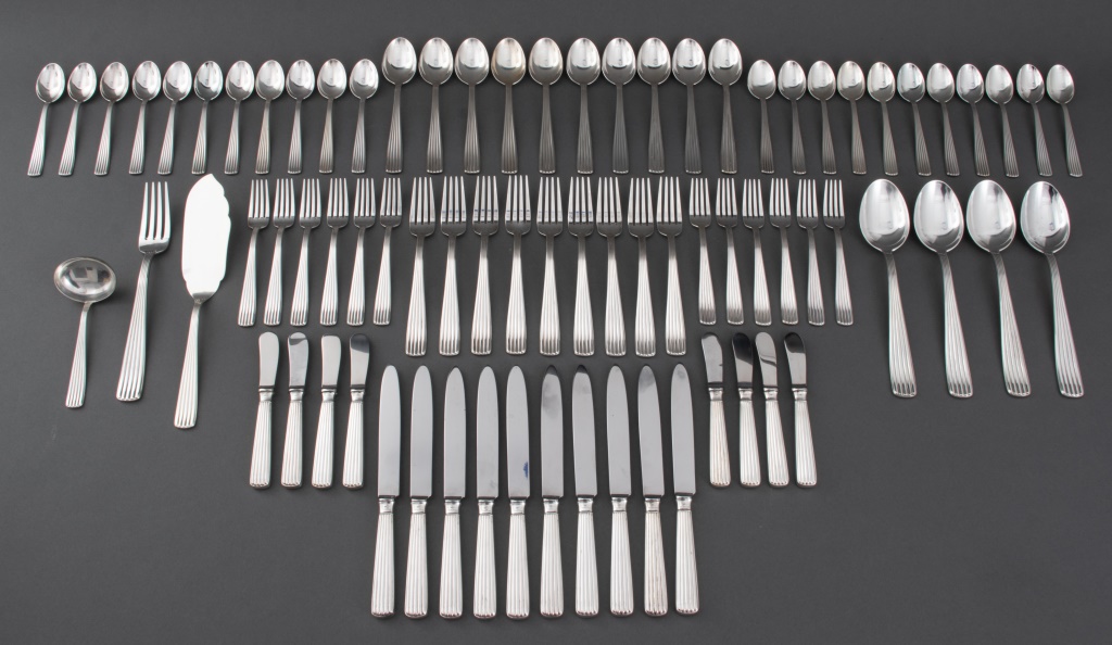 ITALIAN ART DECO STYLE SILVER