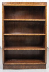 ITALIAN ART DECO WALNUT BOOKCA