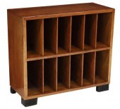 ITALIAN ART DECO WALNUT DISPLA