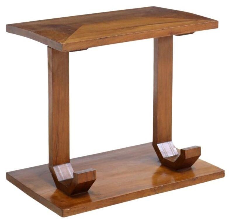 ITALIAN ART DECO WALNUT RECTANGULAR