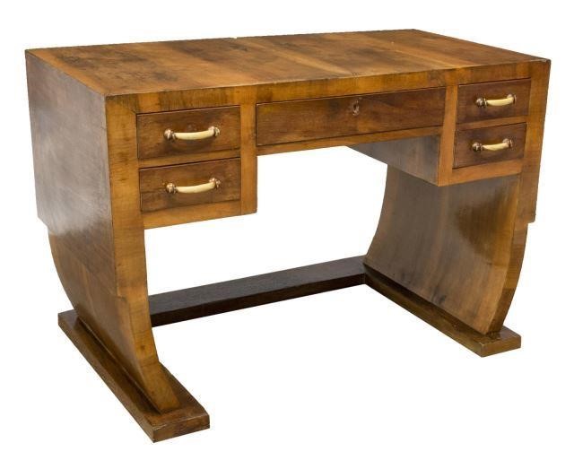 ITALIAN ART DECO WALNUT WRITING