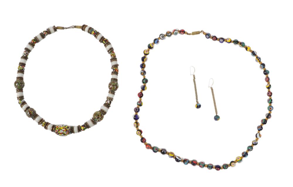 ITALIAN ART GLASS BEAD JEWELRY