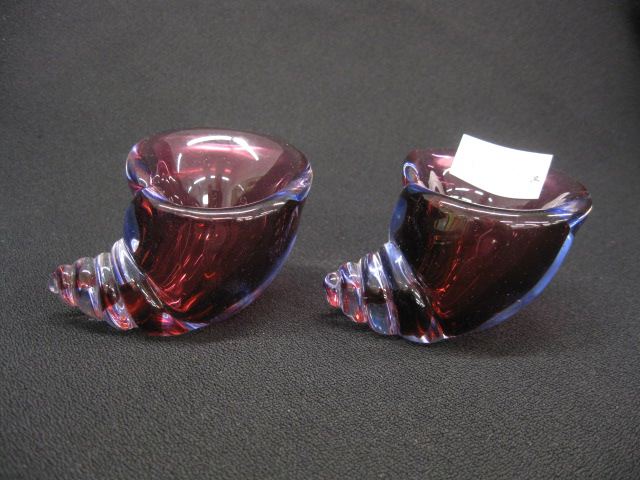 Italian Art Glass Figural Shell