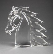 ITALIAN ART GLASS HORSEHEAD, P