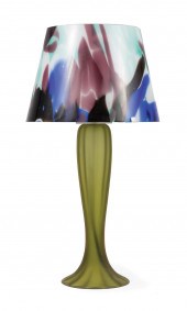 ITALIAN ART GLASS TABLE LAMPIt