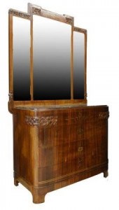ITALIAN ART NOUVEAU MIRRORED R