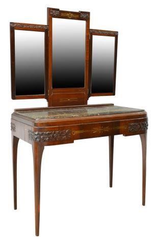 ITALIAN ART NOUVEAU MIRRORED VANITY