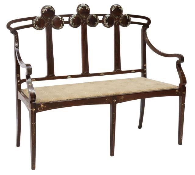 ITALIAN ART NOUVEAU MOP INLAID
