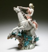 Italian art pottery mounted fe