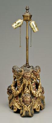 Italian baroque carved base,